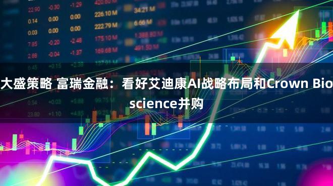 大盛策略 富瑞金融：看好艾迪康AI战略布局和Crown Bioscience并购