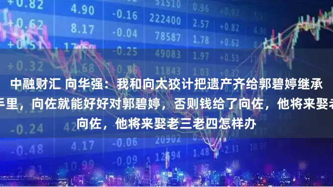中融财汇 向华强：我和向太狡计把遗产齐给郭碧婷继承，钱在郭碧婷手里，向佐就能好好对郭碧婷，否则钱给了向佐，他将来娶老三老四怎样办