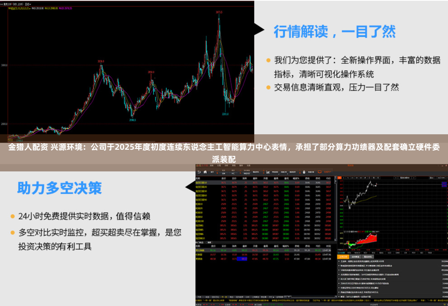 金猎人配资 兴源环境：公司于2025年度初度连续东说念主工智能算力中心表情，承担了部分算力功绩器及配套确立硬件委派装配