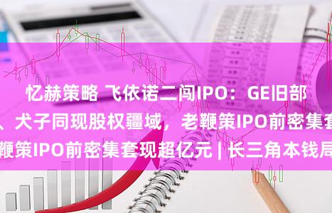 忆赫策略 飞依诺二闯IPO：GE旧部奚水前妻、夫人、犬子同现股权疆域，老鞭策IPO前密集套现超亿元 | 长三角本钱局